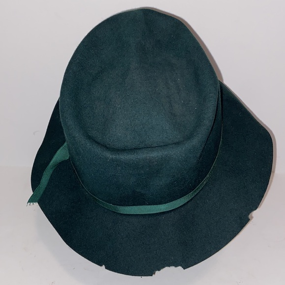 Vintage Bak-Pakker Green Wool felt outdoor hat Mens Large Flawed - Picture 6 of 13